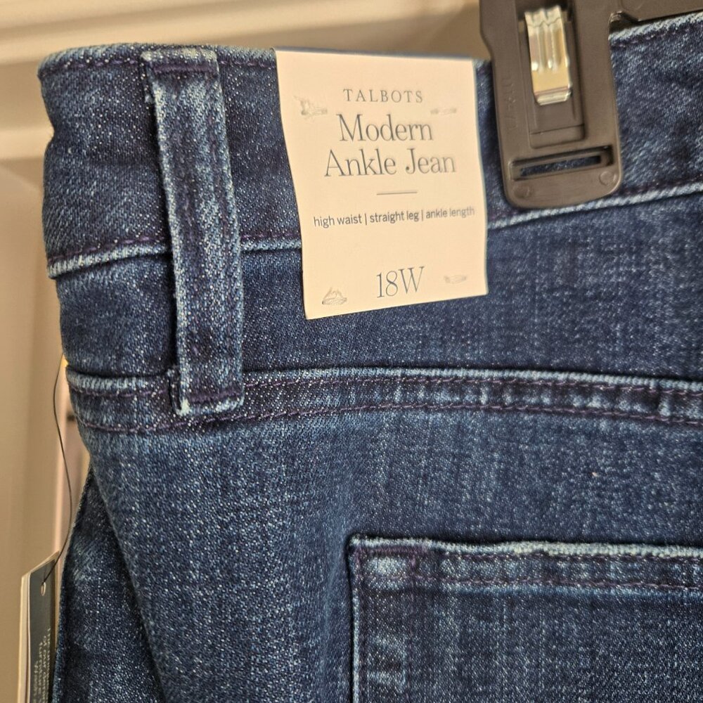 Womens NWT Talbots Ankle Jeans - 18W - Picture 5 of 6